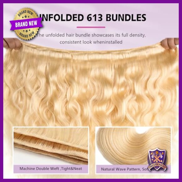 Human Hair Extensions 3 Bundles Body Wave 18-22 Inch Brazilian Virgin Hair main image 2